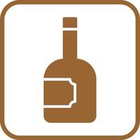 Wine Bottle Icon Design vector