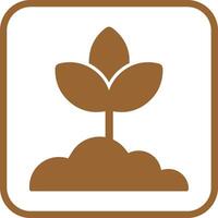 Sprout Icon Design vector