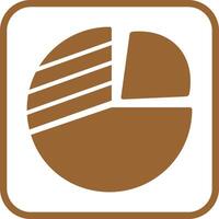 Pie Chart Icon Design vector