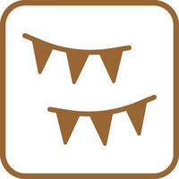Streamers Icon Design vector