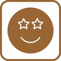 Star-Struck Icon Design vector