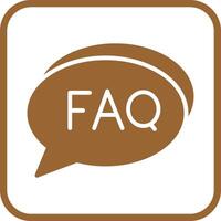 FAQ Section Icon Design vector
