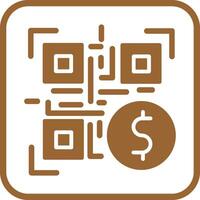 QR Code Payment Icon Design vector