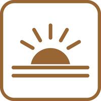 Sunrise Icon Design vector