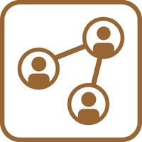Social Network Icon Design vector