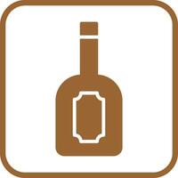 Wine Label Icon Design vector