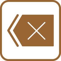 Delete Icon Design vector
