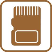 Memory Cards Icon Design vector