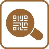 QR Code App Icon Design vector