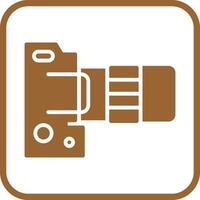 DSLR Essentials Icon Design vector