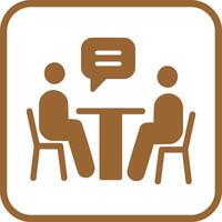 News Interview Icon Design vector