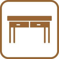 Table Icon Design vector