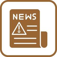 News Alert Icon Design vector