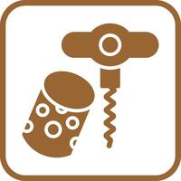 Wine Cork Icon Design vector
