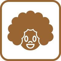 Clown Face Icon Design vector