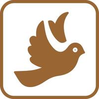 Dove of Peace Icon Design vector