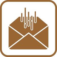 Mail Sorting Icon Design vector