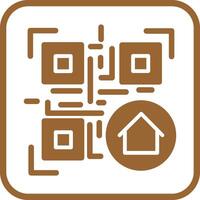QR Code Menu Icon Design vector