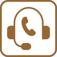 Support Hotline Icon Design vector