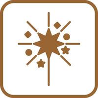Sparklers Icon Design vector