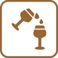 Wine Sip Icon Design vector