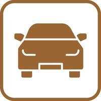 Oncoming Car Icon Design vector