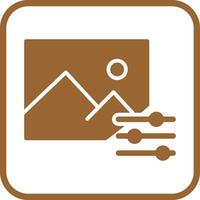 Photo Editing Tools Icon Design vector