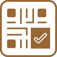 QR Code Checkout Icon Design vector