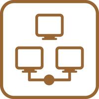 Support Network Icon Design vector