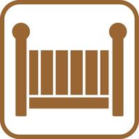 Nursery Cots Icon Design vector