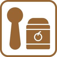 Feeding Spoons Icon Design vector