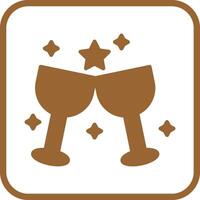 Wine Party Icon Design vector