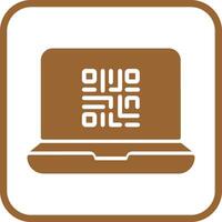 QR Code Scanner App Icon Design vector