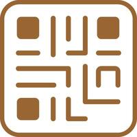 QR Code Icon Design vector