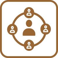Networking Icon Design vector