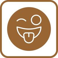 Zany Face Icon Design vector