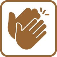Clapping Hands Icon Design vector