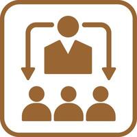 HR Technology Icon Design vector