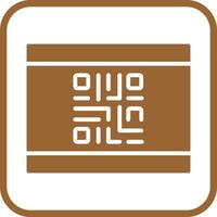 QR Code Business Card Icon Design vector