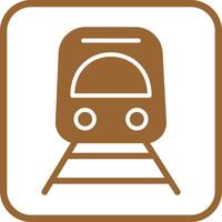 Light Rail Icon Design vector
