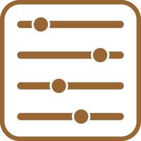 Filtering Icon Design vector