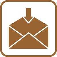 Receive Icon Icon Design vector