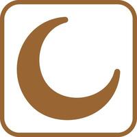 Moon Icon Design vector