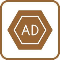 Ad Blocker Icon Design vector