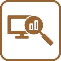 Data Research Icon Design vector