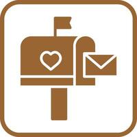 Mailbox with Mail Icon Design vector