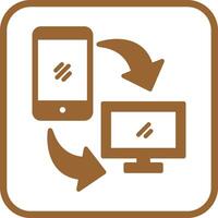 Synchronization Icon Design vector
