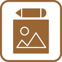 Photo Editing Apps Icon Design vector