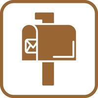 Mailbox Key Icon Design vector
