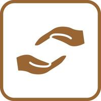 Supportive Hand Icon Design vector